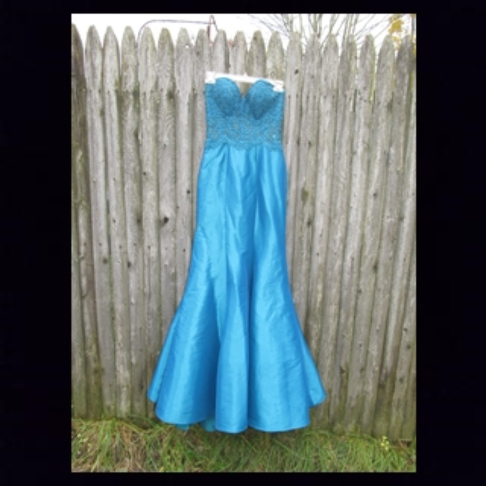 ELLIE WILDE Formal mermaid dress gown, Size 2